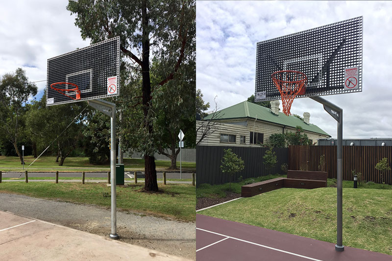 basketball towers