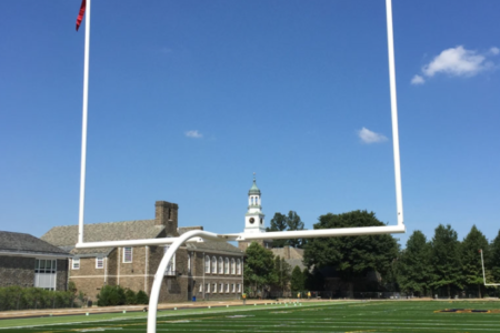 68254 Rugby Goals Aluminium Y - Design 9.5m - Curved upright