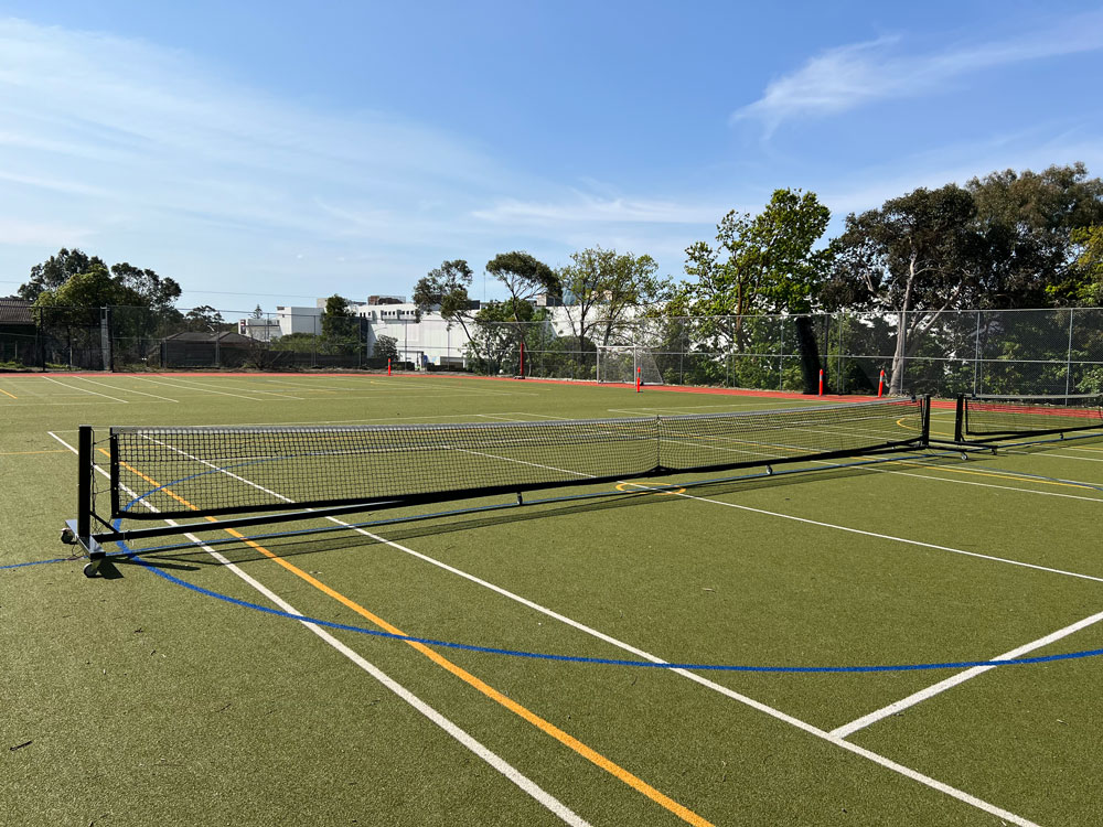 portable tennis posts